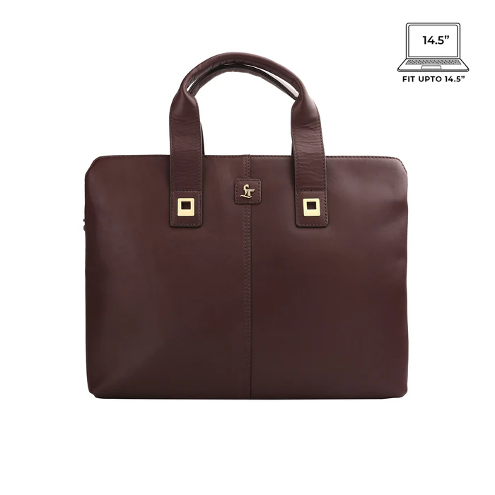 private label women's leather laptop bags